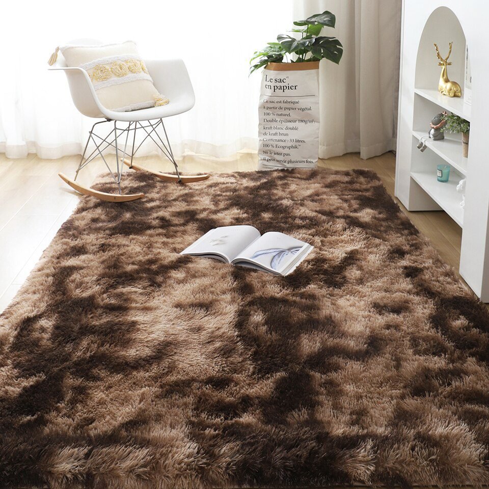 Modern Fluffy Area Rug For Bedroom, Living Room. Luxury Plush Carpets For Living Room Fluffy Rugs For Bedroom Aesthetic Decoration Soft Long Pile Carpet For Children Anti-Slip Modern Fluffy Area Rug For Bedroom, Living Room. Luxury Plush Carpets For Living Room Fluffy Rugs For Bedroom Aesthetic Decoration Soft Long Pile Carpet For Children Anti-Slip