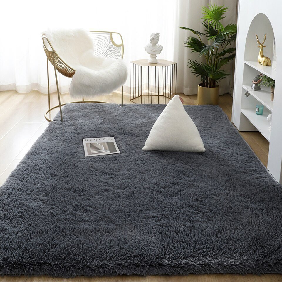 Modern Fluffy Area Rug For Bedroom, Living Room. Luxury Plush Carpets For Living Room Fluffy Rugs For Bedroom Aesthetic Decoration Soft Long Pile Carpet For Children Anti-Slip Modern Fluffy Area Rug For Bedroom, Living Room. Luxury Plush Carpets For Living Room Fluffy Rugs For Bedroom Aesthetic Decoration Soft Long Pile Carpet For Children Anti-Slip