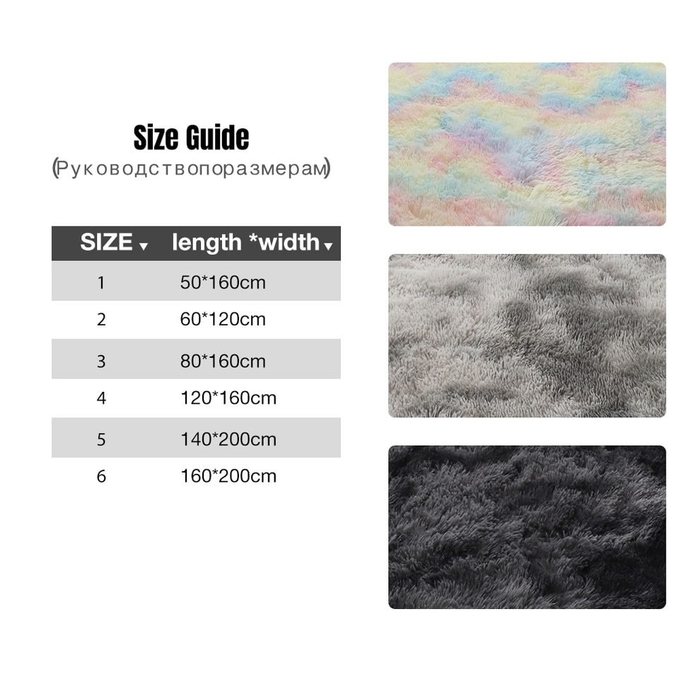Fluffy Rug For Bedroom, Living Room. Luxury Plush Carpets For Living Room Fluffy Rugs For Bedroom Aesthetic Decoration Soft Long Pile Carpet For Children Anti-Slip Fluffy Rug For Bedroom, Living Room. Luxury Plush Carpets For Living Room Fluffy Rugs For Bedroom Aesthetic Decoration Soft Long Pile Carpet For Children Anti-Slip