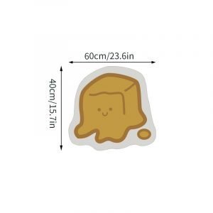 Toast Bread Cartoon Kitchen Long Rug